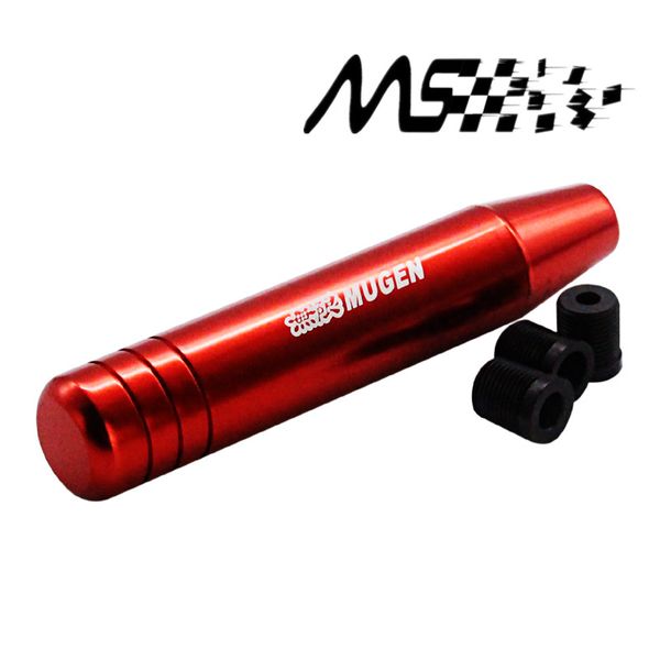 universal mugen red shift knob 18cm length aluminum gear shift knob racing car universal gear with 3 adapter
universal mugen red shift knob 18cm length aluminum gear shift knob racing car universal gear with 3 adapter