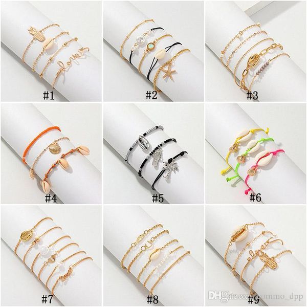 bohemian sea shell браслеты set для женщин ананасового pearl морской звезды charm струнных веревочных цепи женского boho гавайского пляж под, Golden;silver
bohemian sea shell браслеты set для женщин ананасового pearl морской звезды charm струнных веревочных цепи женского boho гавайского пляж под, Golden;silver