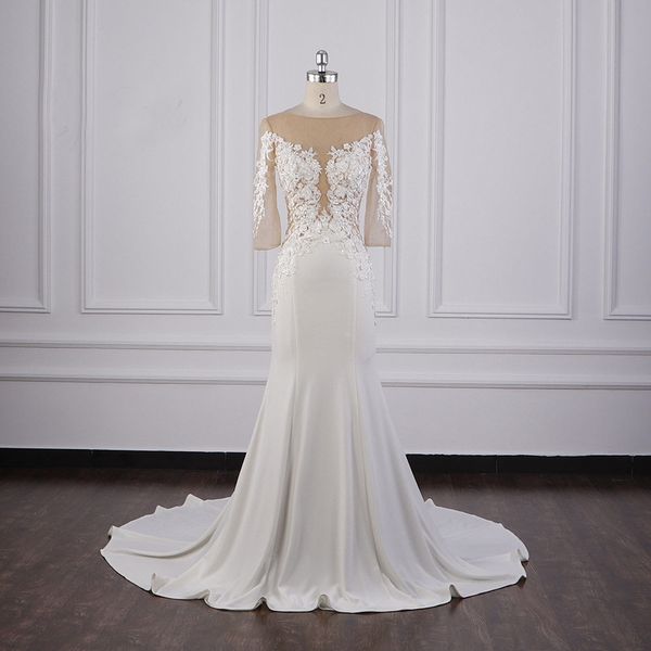 graceful white mermaid wedding dresses with 3/4 sleeve lace appliques affordable wedding dresses with 3d flowers low v back bridal gowns
graceful white mermaid wedding dresses with 3/4 sleeve lace appliques affordable wedding dresses with 3d flowers low v back bridal gowns