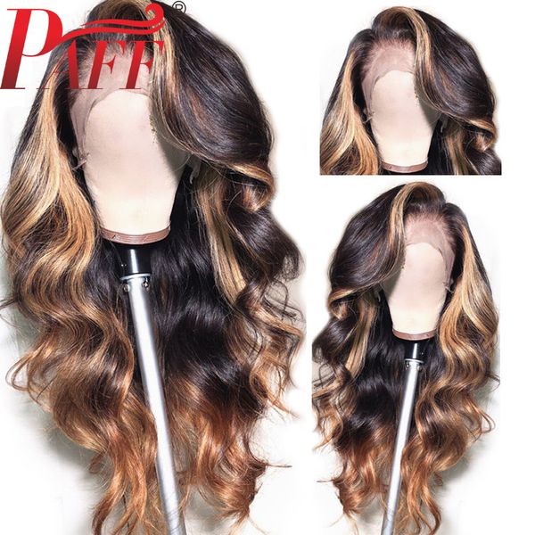 paff highlight blonde full lace human hair wigs with baby hair ombre body wave peruvian remy hair wig pre plucked side part, Black;brown
paff highlight blonde full lace human hair wigs with baby hair ombre body wave peruvian remy hair wig pre plucked side part, Black;brown