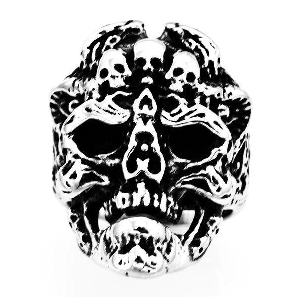 fanssteel stainless steel punk vintage mens womens jewelry family ghost skull signet ring medallion skeleton gothic biker ring fsr20w62, Silver
fanssteel stainless steel punk vintage mens womens jewelry family ghost skull signet ring medallion skeleton gothic biker ring fsr20w62, Silver