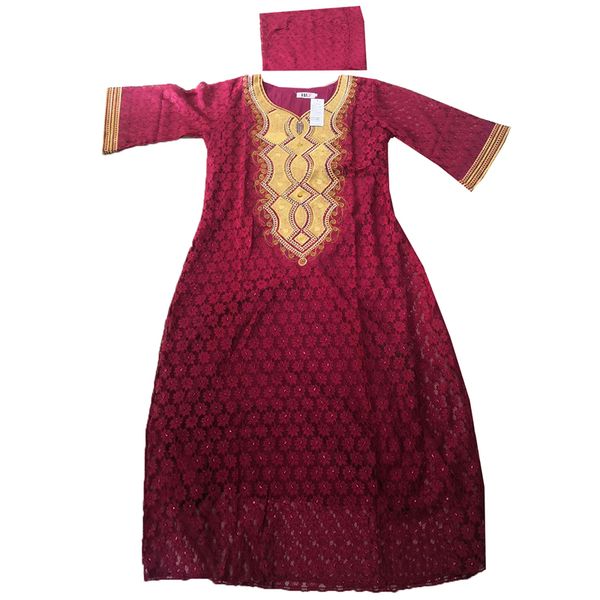 md african lace dress for women embroidery long dresses plus size women's dress traditional african clothes for women, Red
md african lace dress for women embroidery long dresses plus size women's dress traditional african clothes for women, Red