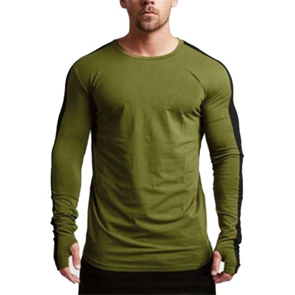 2019 spring t shirt men new fashion patchwork long sleeve tshirt men sportwear male fitness muscle bodybuilding gym tees, White;black
2019 spring t shirt men new fashion patchwork long sleeve tshirt men sportwear male fitness muscle bodybuilding gym tees, White;black