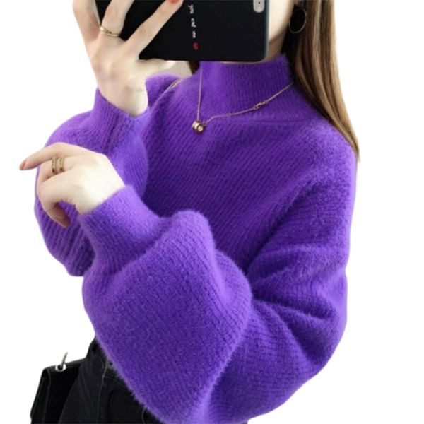 christmas sweater schoolgirl lantern pullover knitting unlined rendering harajuku sueter mujer winter clothes women turtleneck, White;black
christmas sweater schoolgirl lantern pullover knitting unlined rendering harajuku sueter mujer winter clothes women turtleneck, White;black