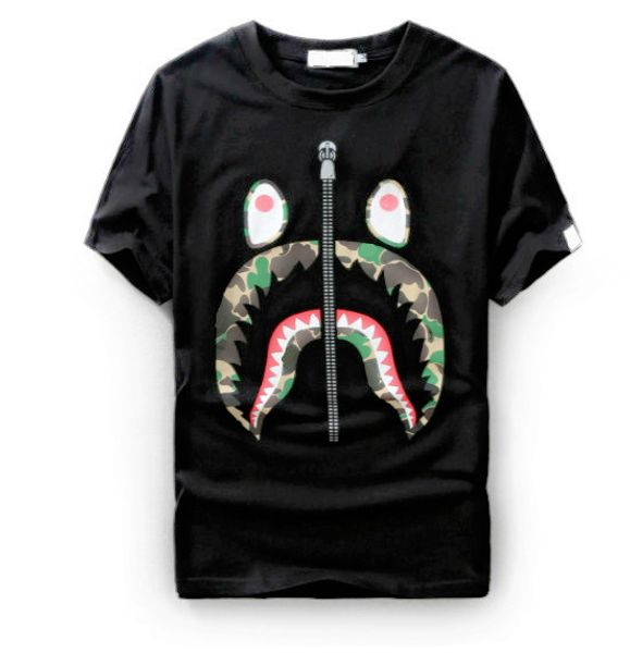 fashion couple sportswear t-shirt jogging casual pullover cotton round ov neck pattern black hip-hop shirt shark mouth print designer, White;black
fashion couple sportswear t-shirt jogging casual pullover cotton round ov neck pattern black hip-hop shirt shark mouth print designer, White;black