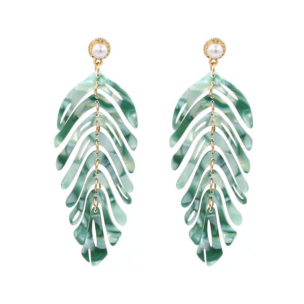 new arrival trendy long dangle resin green leaves earrings acrylic tortoiseshell acetate wedding jewelry boho for women gifts, Golden
new arrival trendy long dangle resin green leaves earrings acrylic tortoiseshell acetate wedding jewelry boho for women gifts, Golden