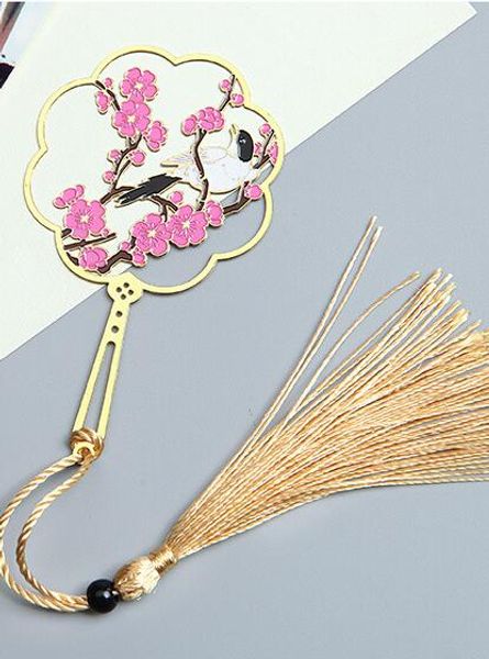 metal bookmark brass lacquer chinese style fan creative cultural creation tassel bookmark group fan pendant book card retro chinese style
metal bookmark brass lacquer chinese style fan creative cultural creation tassel bookmark group fan pendant book card retro chinese style