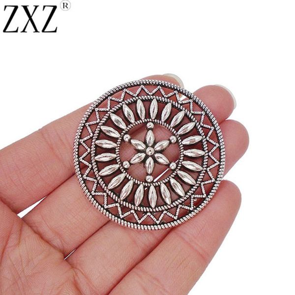 zxz 5pcs antique silver large open flower design round charms pendants for jewelry making findings 47mm
zxz 5pcs antique silver large open flower design round charms pendants for jewelry making findings 47mm