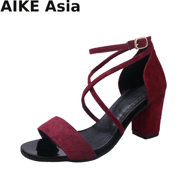 2019 summer women sandals open toe women's sandles thick heel women pumps shoes korean style gladiator shoes high heel #h6, Black
2019 summer women sandals open toe women's sandles thick heel women pumps shoes korean style gladiator shoes high heel #h6, Black