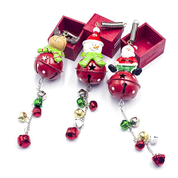 1 pcs christmas decoration wrought christmas bells pendant cartoon santa snowman tree string charm festive supplies
1 pcs christmas decoration wrought christmas bells pendant cartoon santa snowman tree string charm festive supplies