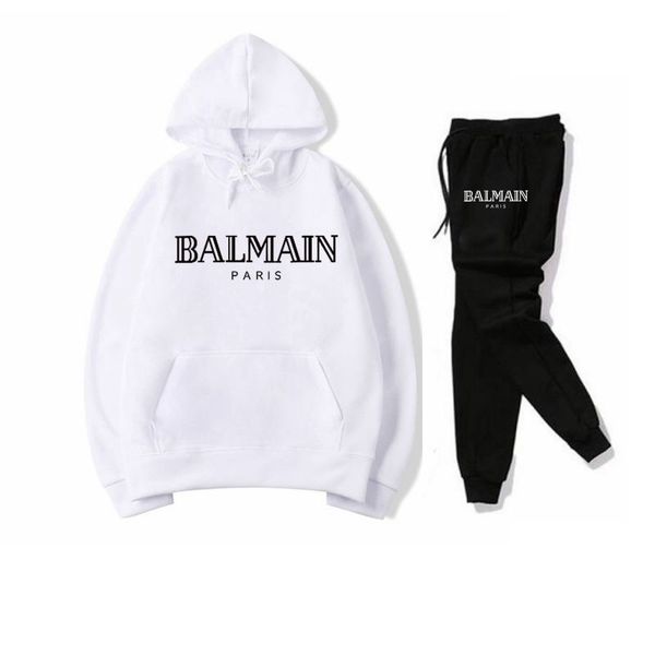 no01. new mens streetwear tracksuit letter print sets sport hoodies hoodie+pants sporting suit size s-3xl, White
no01. new mens streetwear tracksuit letter print sets sport hoodies hoodie+pants sporting suit size s-3xl, White