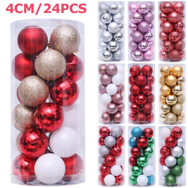 24pc 40mm christmas xmas tree balls baubles hanging home party ornament decor
24pc 40mm christmas xmas tree balls baubles hanging home party ornament decor