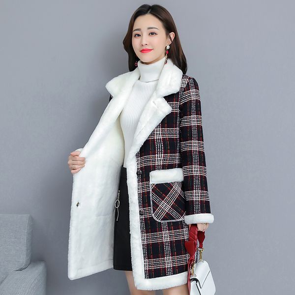winter warm female jacket new 2019 autumn winter jacket women wool lining warm long parka female plus size 3xl coat women, Tan;black
winter warm female jacket new 2019 autumn winter jacket women wool lining warm long parka female plus size 3xl coat women, Tan;black