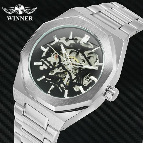 winner official mens business automatic watches 3d skeleton mechanical watch men metal strap 2020 new fashion, Slivery;brown
winner official mens business automatic watches 3d skeleton mechanical watch men metal strap 2020 new fashion, Slivery;brown