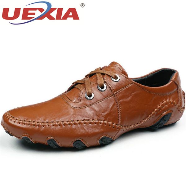 uexia new leather shoes men casual luxury loafers moccasins light comfortable soft flats male driving sneakers big size 38-48, Black
uexia new leather shoes men casual luxury loafers moccasins light comfortable soft flats male driving sneakers big size 38-48, Black