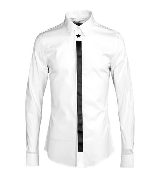 five-star decorative men shirt long sleeve ropa de hombre 2018 men fashion shirt streetwear autumn printing, White;black
five-star decorative men shirt long sleeve ropa de hombre 2018 men fashion shirt streetwear autumn printing, White;black