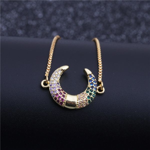 peixin bohemian sunny beach bracelet electroplated gold true gold color moon zircon bracelet adjustable couple jewelry, Black
peixin bohemian sunny beach bracelet electroplated gold true gold color moon zircon bracelet adjustable couple jewelry, Black