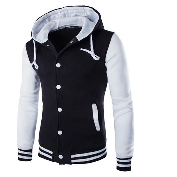 2019 новый 8 clolors мужчины бейсбольная куртка с капюшоном drawstring slim fit мужской спортивной фуфайки осени hip hop куртка hombre толст, Black
2019 новый 8 clolors мужчины бейсбольная куртка с капюшоном drawstring slim fit мужской спортивной фуфайки осени hip hop куртка hombre толст, Black