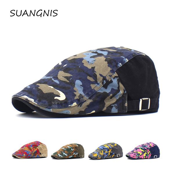 2019 new arrivals fashion camouflage beret hat running sport casual breathable beret flat cap vintage hats for sun hat, Blue;gray
2019 new arrivals fashion camouflage beret hat running sport casual breathable beret flat cap vintage hats for sun hat, Blue;gray