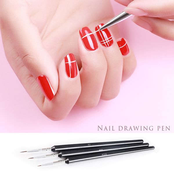 3 sticks nail painting brushed products plastic color hook line pen pull flower pen diy salon manicur nail art pens kits set 
3 sticks nail painting brushed products plastic color hook line pen pull flower pen diy salon manicur nail art pens kits set