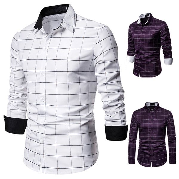 men's shirt large square fashion color matching decoration leisure design cross border men's long sleeve shirt, White;black
men's shirt large square fashion color matching decoration leisure design cross border men's long sleeve shirt, White;black