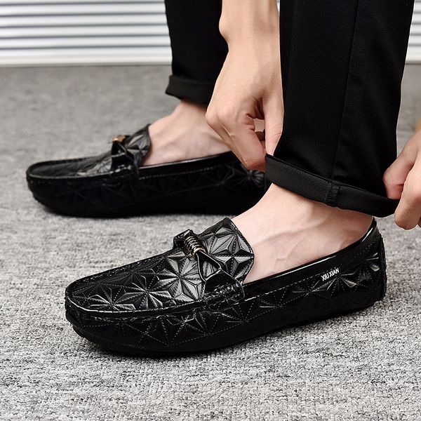 autumn men casual shoes fashion leather loafers male mocassin peas driving men shoes comfortable flats male loafers hc-463, Black
autumn men casual shoes fashion leather loafers male mocassin peas driving men shoes comfortable flats male loafers hc-463, Black