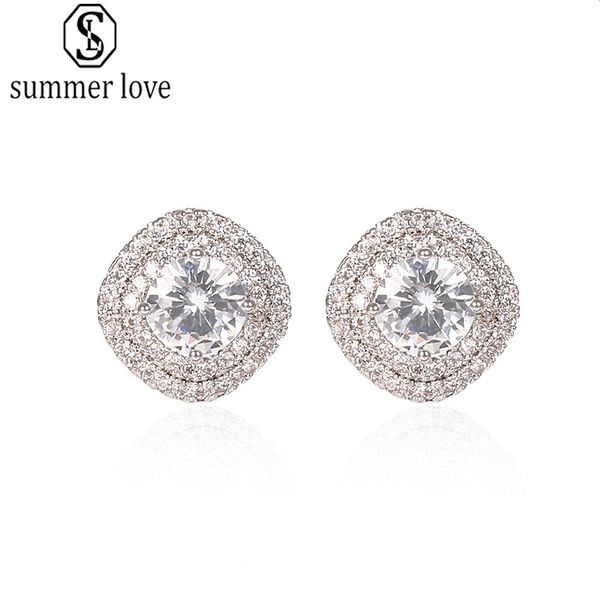 new fashion zircon stud earrings 925 sterling silver needle silver/ gold colors rhombus stud earrings for women party jewelry-z, Golden;silver
new fashion zircon stud earrings 925 sterling silver needle silver/ gold colors rhombus stud earrings for women party jewelry-z, Golden;silver