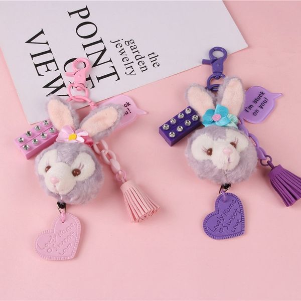 2020 new keychains cartoon stuffed key chain creative classic backpack pendant car accessories key ring, Silver
2020 new keychains cartoon stuffed key chain creative classic backpack pendant car accessories key ring, Silver