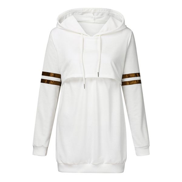 stripe print pregnant hoodies lady maternity patchwork nursing breastfeeding maternal hoodie sweatershirt vetement femme hiver, White
stripe print pregnant hoodies lady maternity patchwork nursing breastfeeding maternal hoodie sweatershirt vetement femme hiver, White
