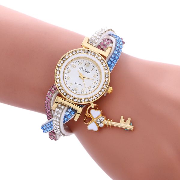 fashion padlock rhinestone watches women stainless steel bracelet watches ladies quartz clock, Slivery;brown
fashion padlock rhinestone watches women stainless steel bracelet watches ladies quartz clock, Slivery;brown