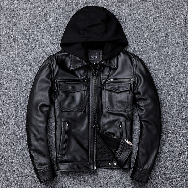 mens leather jacket cowhide genuine leather coat motorcycle jacket men autumn winter real cow jackets plus size kj3195, Black
mens leather jacket cowhide genuine leather coat motorcycle jacket men autumn winter real cow jackets plus size kj3195, Black