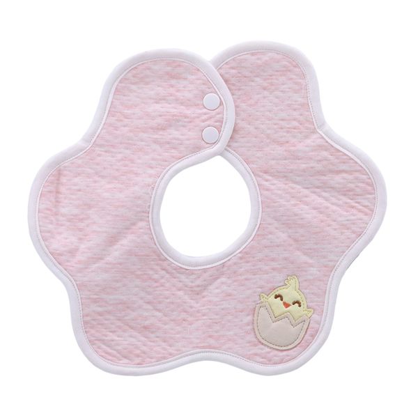 

Best Sale Cartoon Baby Cotton 360 Degree Rotation Environmental Velcro Bibs Round Waterproof bib Baby Clothing Accessories Bibs