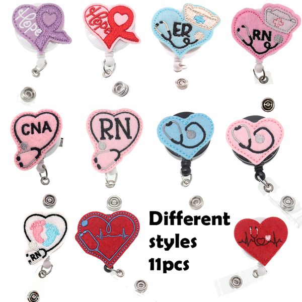 50 pcs/lot medical key rings stethoscope retractable nurse felt id badge reels heart shape ekg design with alligator clip, Slivery;golden
50 pcs/lot medical key rings stethoscope retractable nurse felt id badge reels heart shape ekg design with alligator clip, Slivery;golden