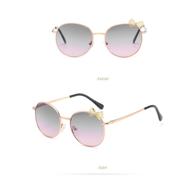 kids' sunblock children sunglasses gradient lens cute round glasses girls metal frame eyewear brand sun with butterfly, Blue
kids' sunblock children sunglasses gradient lens cute round glasses girls metal frame eyewear brand sun with butterfly, Blue