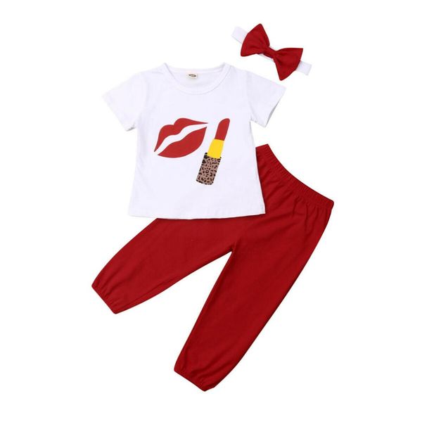 1-6y summer infant baby girls clothes sets print white short sleeve +pants+headband 3pcs
1-6y summer infant baby girls clothes sets print white short sleeve +pants+headband 3pcs