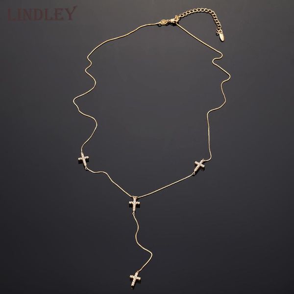 lindley 2020 new exquisite cross zircon pendant necklace for women gold color full cz zircon necklace jewelry wholesale, Silver
lindley 2020 new exquisite cross zircon pendant necklace for women gold color full cz zircon necklace jewelry wholesale, Silver