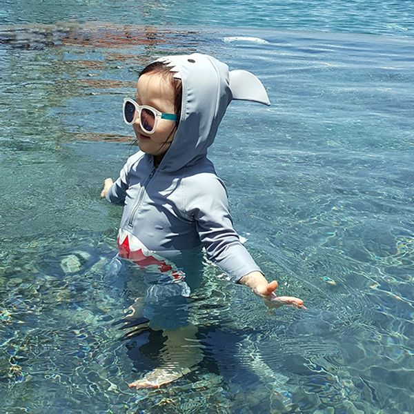 children's swim boy girl's one-piece shark sunscreen quick-drying baby baby's 1-3 years old long-sleeved swimming swimsuit su, White;black
children's swim boy girl's one-piece shark sunscreen quick-drying baby baby's 1-3 years old long-sleeved swimming swimsuit su, White;black