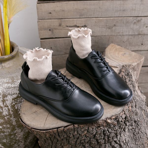 cross women's shoes oxfords soft black flats female footwear round toe casual sneaker autumn all-match british style new
cross women's shoes oxfords soft black flats female footwear round toe casual sneaker autumn all-match british style new