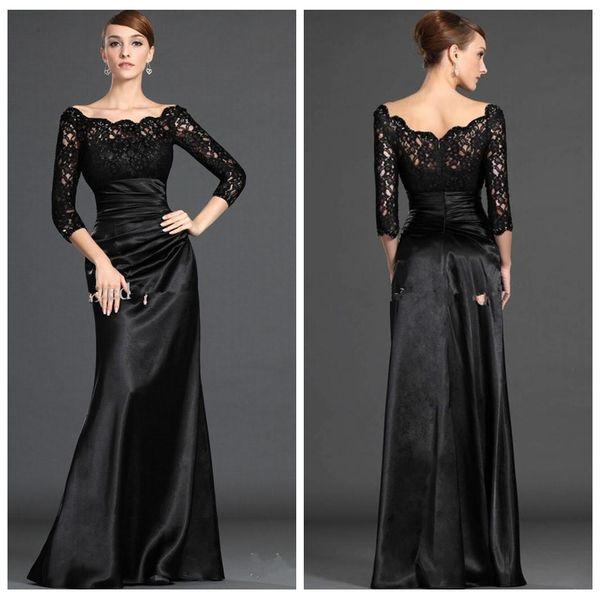2019 scoop quarter sleeves lace mermaid mother's formal dresses pleated long slim vestidos de fiesta maxi mother's of the bride dr, Black;red
2019 scoop quarter sleeves lace mermaid mother's formal dresses pleated long slim vestidos de fiesta maxi mother's of the bride dr, Black;red