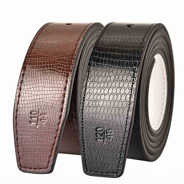lizard pattern men's genuine leather perforated headless belt body business buckle strip smooth buckle belt, Black;brown
lizard pattern men's genuine leather perforated headless belt body business buckle strip smooth buckle belt, Black;brown