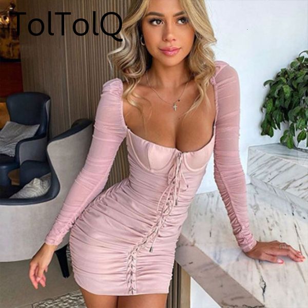 2019 long sleeve puff bandage slash neck satin pleated mini dress autumn winter women solid party elegant streetwear dress, Black;pink
2019 long sleeve puff bandage slash neck satin pleated mini dress autumn winter women solid party elegant streetwear dress, Black;pink