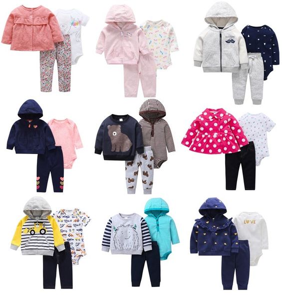 2019 newborn girl boy sets infant baby romper fleece&cotton coat+romper+pants 3pcs jumpsuit clothes outfit set y200323, White
2019 newborn girl boy sets infant baby romper fleece&cotton coat+romper+pants 3pcs jumpsuit clothes outfit set y200323, White