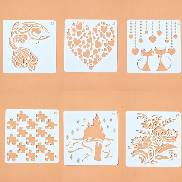reusable scrap walls stencil airbrush painting puzzle art diy home decor multi-size love heart stencils scrapbooking craft
reusable scrap walls stencil airbrush painting puzzle art diy home decor multi-size love heart stencils scrapbooking craft