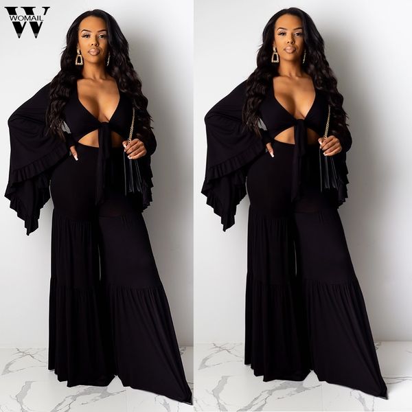 womail bohemia 2 piece set women loose bat sleeve long pants suit soid ruffle v-neck crops long pants conjunto feminino, White
womail bohemia 2 piece set women loose bat sleeve long pants suit soid ruffle v-neck crops long pants conjunto feminino, White