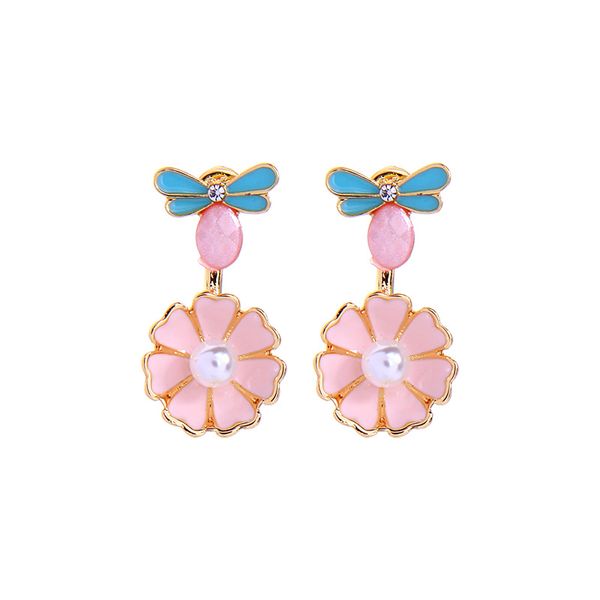 fashion stud earrings for women new sweet gold color alloy acrylic pearl pink enamel petal flowers earrings fashion jewelry, Golden;silver
fashion stud earrings for women new sweet gold color alloy acrylic pearl pink enamel petal flowers earrings fashion jewelry, Golden;silver