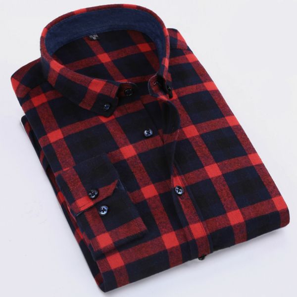 wholesale- spring men's casual slim-fit button-down check gzcs shirts comfort soft cotton long sleeve brushed flannel, White;black
wholesale- spring men's casual slim-fit button-down check gzcs shirts comfort soft cotton long sleeve brushed flannel, White;black