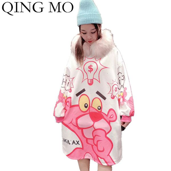 qing mo белых женщин с капюшоном платье 2019 женщины pink panther платье с меховым воротником женщина плюс размер сыпучие zqy2009, Black
qing mo белых женщин с капюшоном платье 2019 женщины pink panther платье с меховым воротником женщина плюс размер сыпучие zqy2009, Black