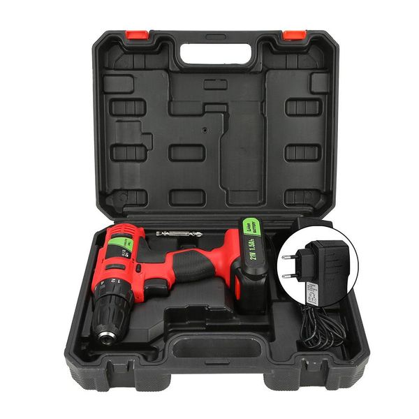 21v industrial electric drill rechargeable cordless drill screwdriver handheld tool us uk eu plug
21v industrial electric drill rechargeable cordless drill screwdriver handheld tool us uk eu plug