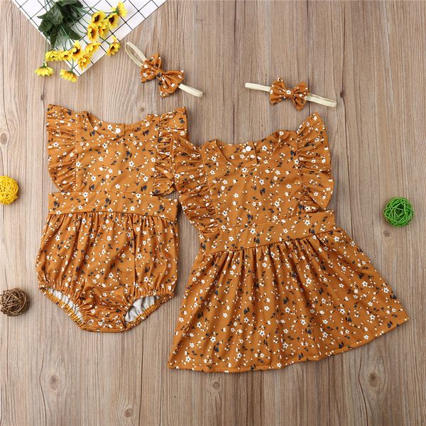 2020 summer toddler kids baby girls floral clothes romper dress headband outfits set fit for 0-6y, Blue
2020 summer toddler kids baby girls floral clothes romper dress headband outfits set fit for 0-6y, Blue