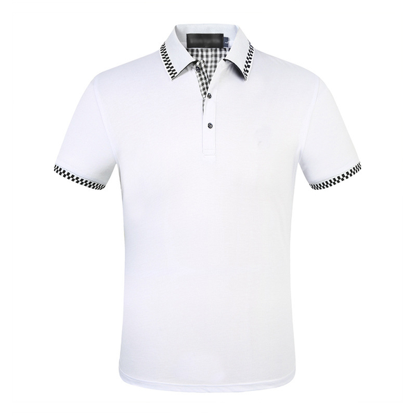 new brand quality cotton shirt men solid slim fit short sleeve polos men fashion embroidery men's, White;black
new brand quality cotton shirt men solid slim fit short sleeve polos men fashion embroidery men's, White;black